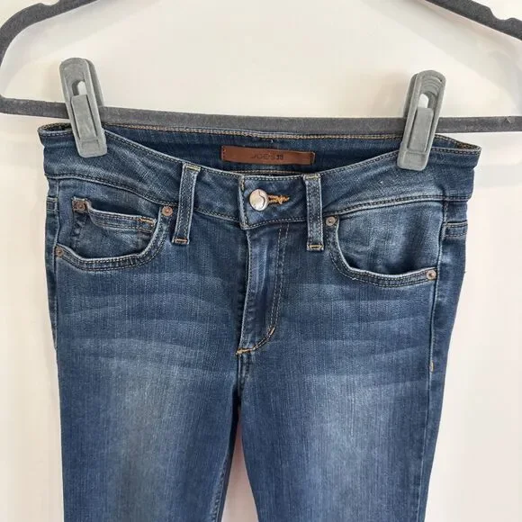 Joes Jeans Womens Sz 26x33 Icon Flare Blue Mid Rise Flawless Boho Y2K 90s Vibes - Picture 3 of 10